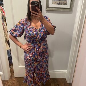 Saloni Dress Multi Color